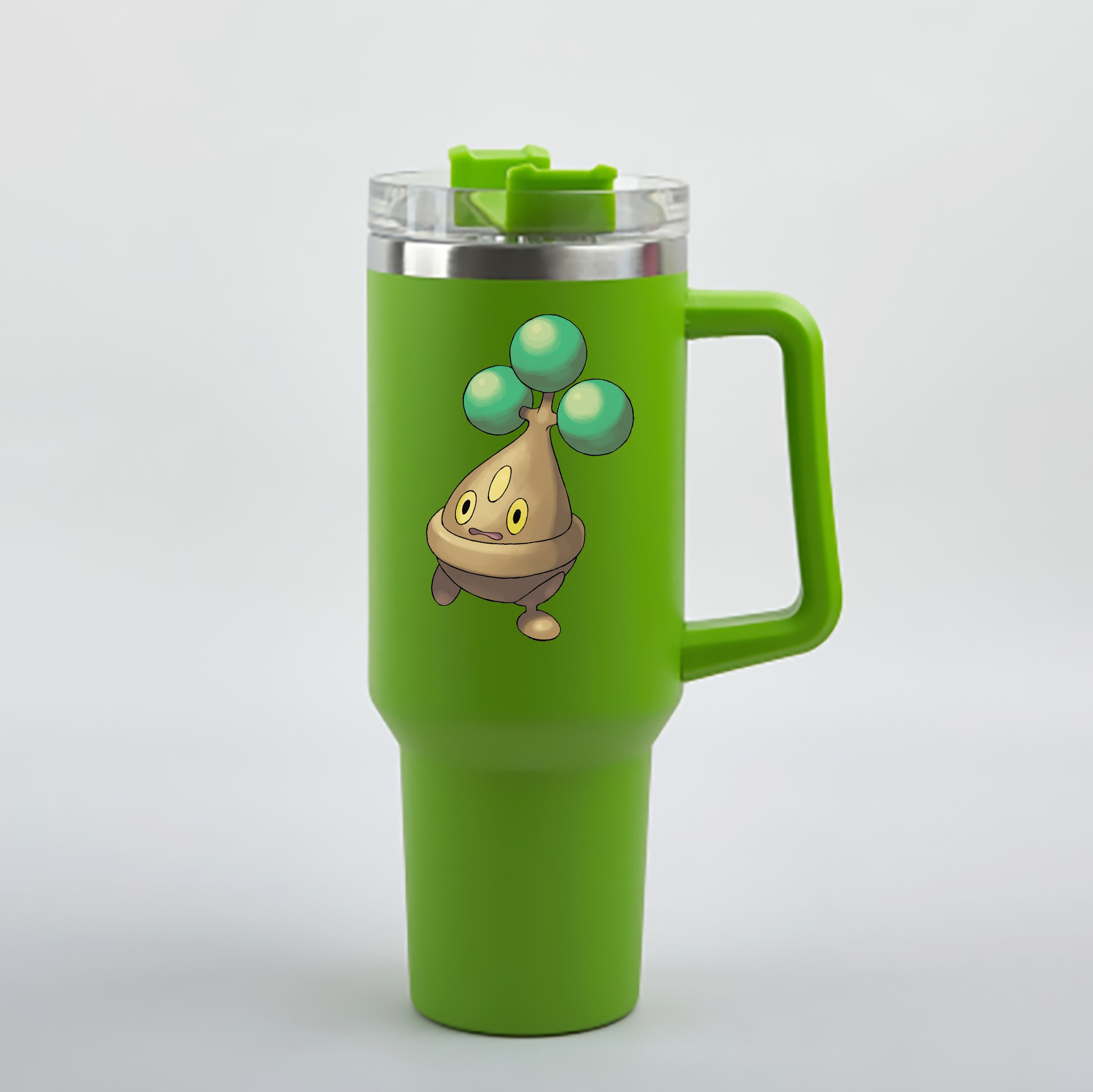 （画像用） ポケットモンスター Pokémon 1200mL車用タンブラー - クリスタルステッカー（プラスチックストロー付き）